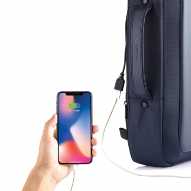 Logo trade mainoslahja kuva: Bobby Bizz -varkaudenestoreppu ja –salkku